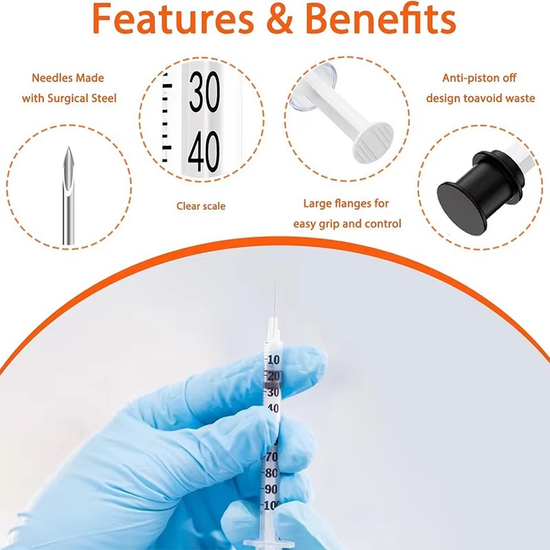 ชุด 100 ชิ้น กระบอกฉีดยาแบบใช้ - Medical Labs บทวิจารณ์และราคา