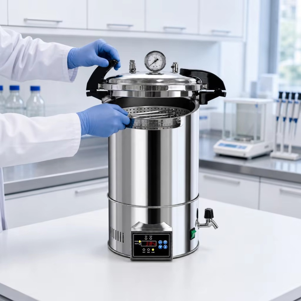 เครื่องนึ่งฆ่าเชื้อด้วยไอน้ำแบ - Medical Labs บทวิจารณ์และราคา
