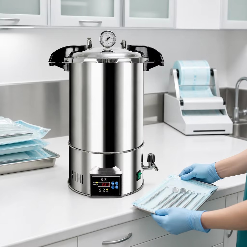 เครื่องนึ่งฆ่าเชื้อด้วยไอน้ำแบ - Medical Labs บทวิจารณ์และราคา