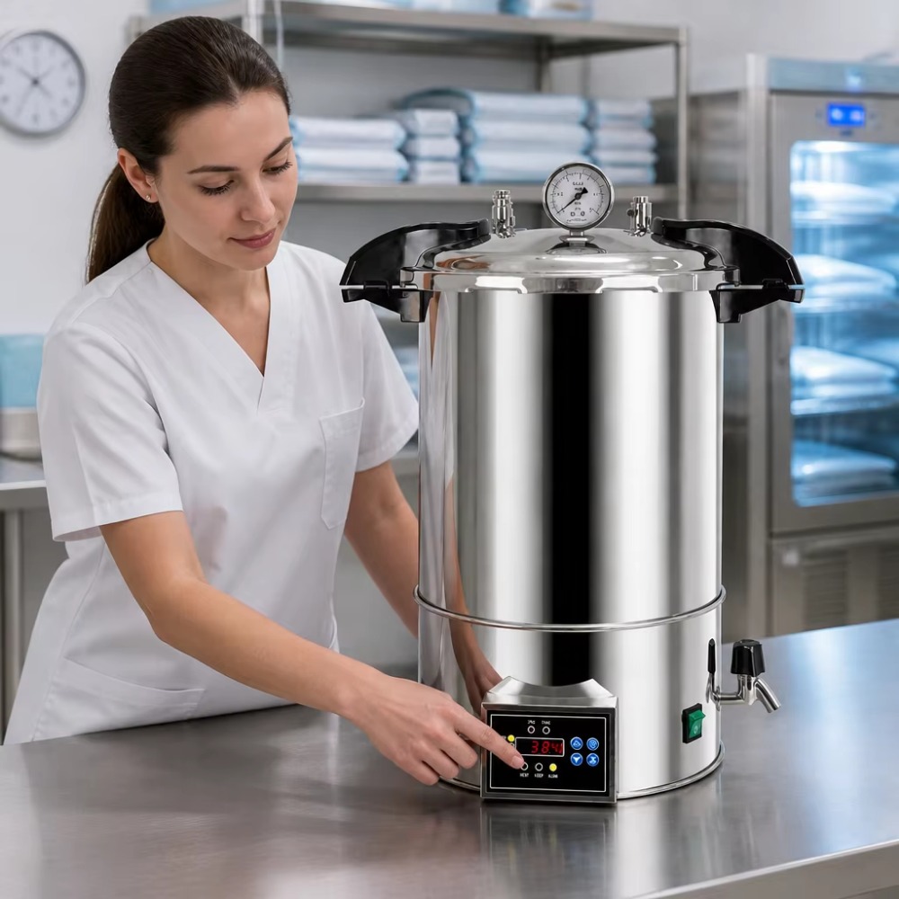 เครื่องนึ่งฆ่าเชื้อด้วยไอน้ำแบ - Medical Labs บทวิจารณ์และราคา